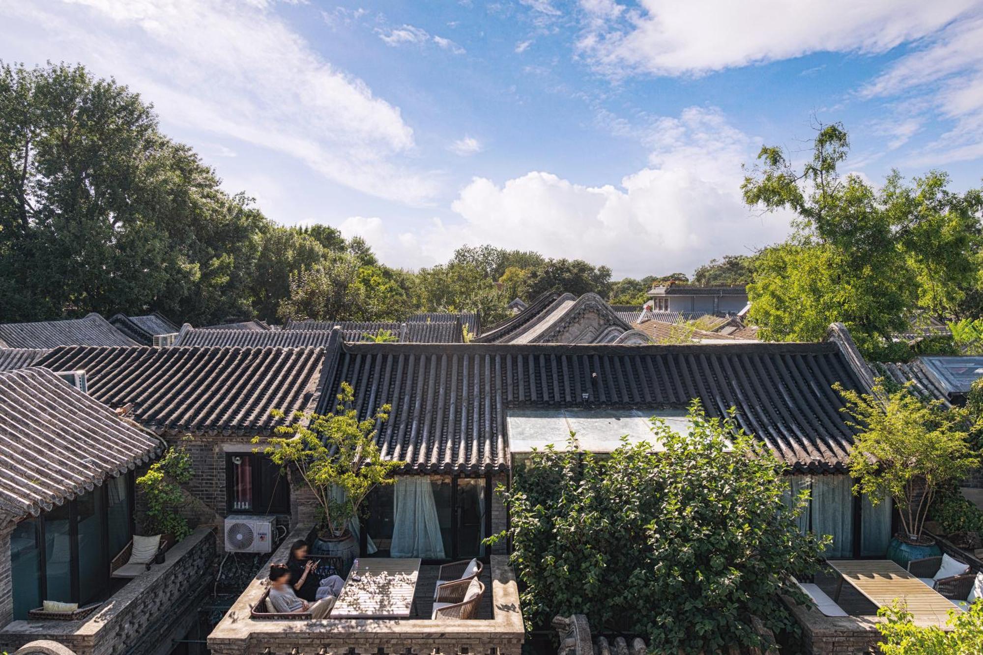 Beijing Le Zai Nan Luo Gu Xiang Wang Fu Jing Forbidden City Courtyard Hotel&Free Laundry Service&Free Coffee And Dumpling Experience Service Exteriör bild