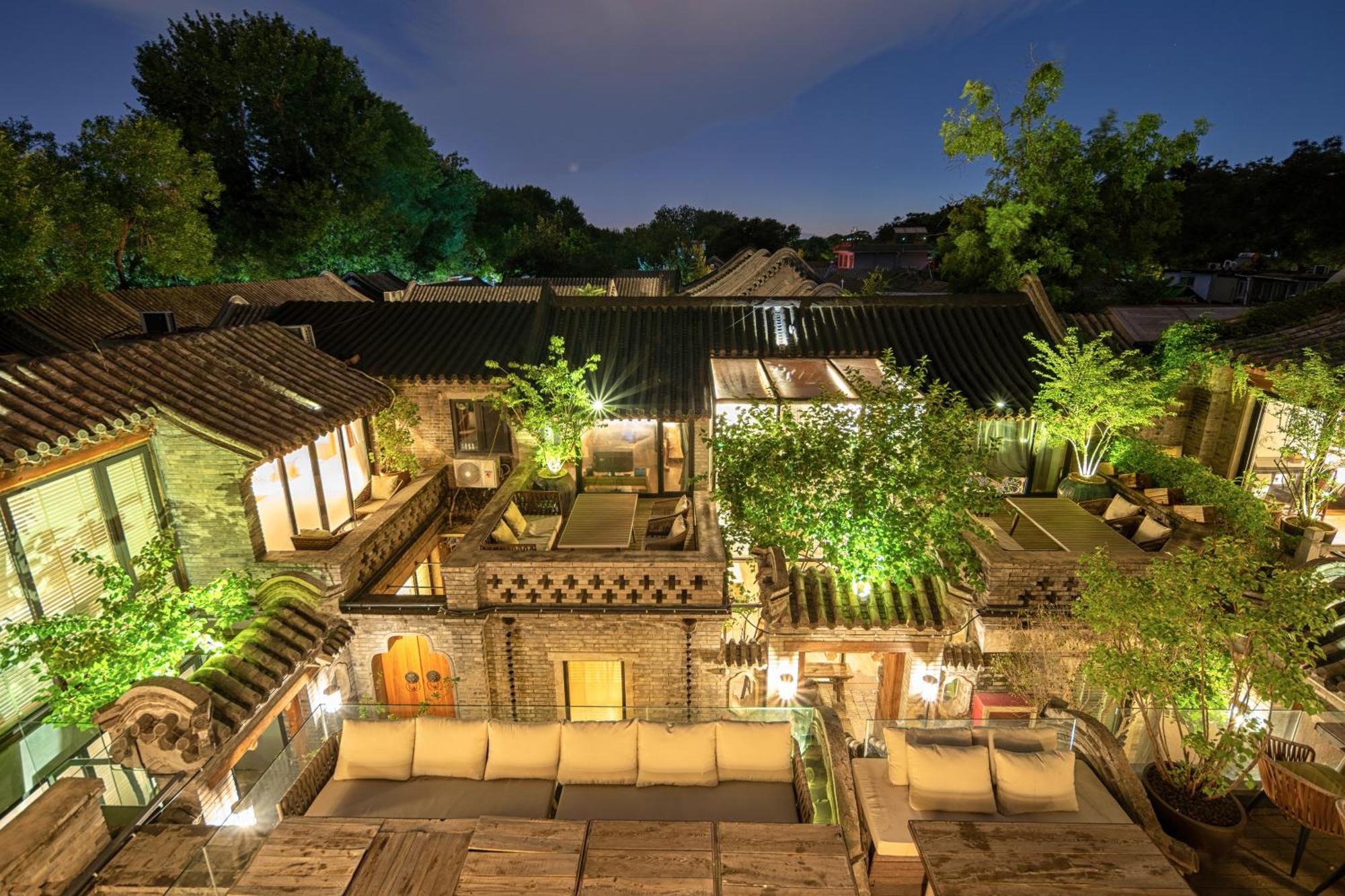 Beijing Le Zai Nan Luo Gu Xiang Wang Fu Jing Forbidden City Courtyard Hotel&Free Laundry Service&Free Coffee And Dumpling Experience Service Exteriör bild