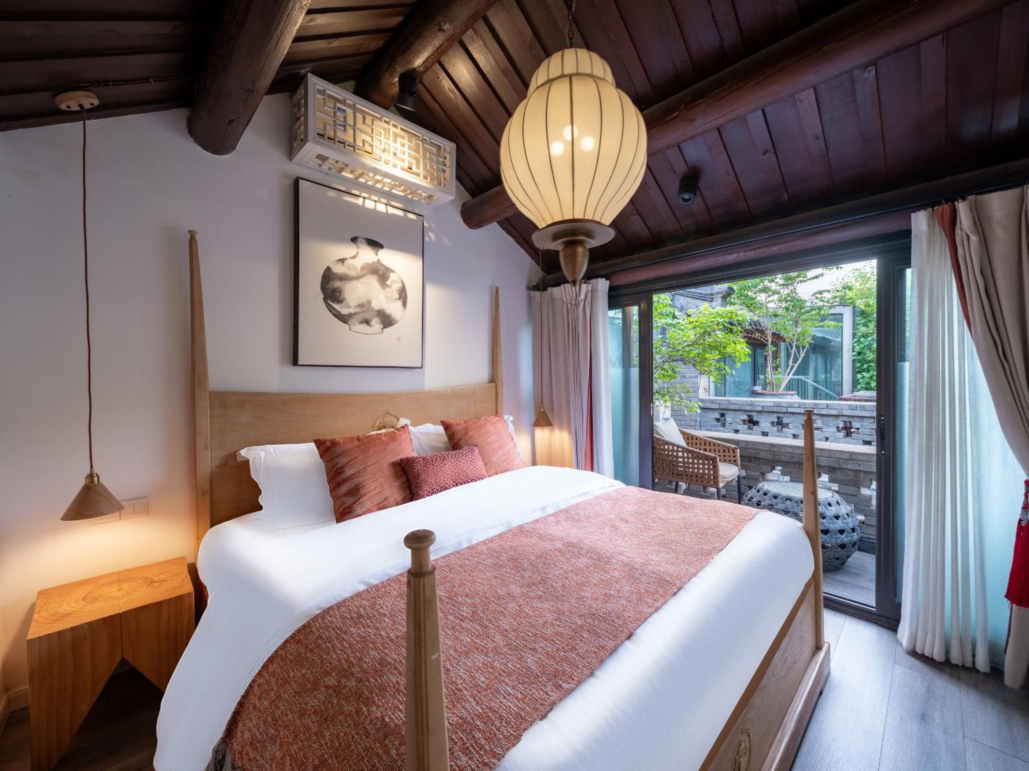 Beijing Le Zai Nan Luo Gu Xiang Wang Fu Jing Forbidden City Courtyard Hotel&Free Laundry Service&Free Coffee And Dumpling Experience Service Exteriör bild